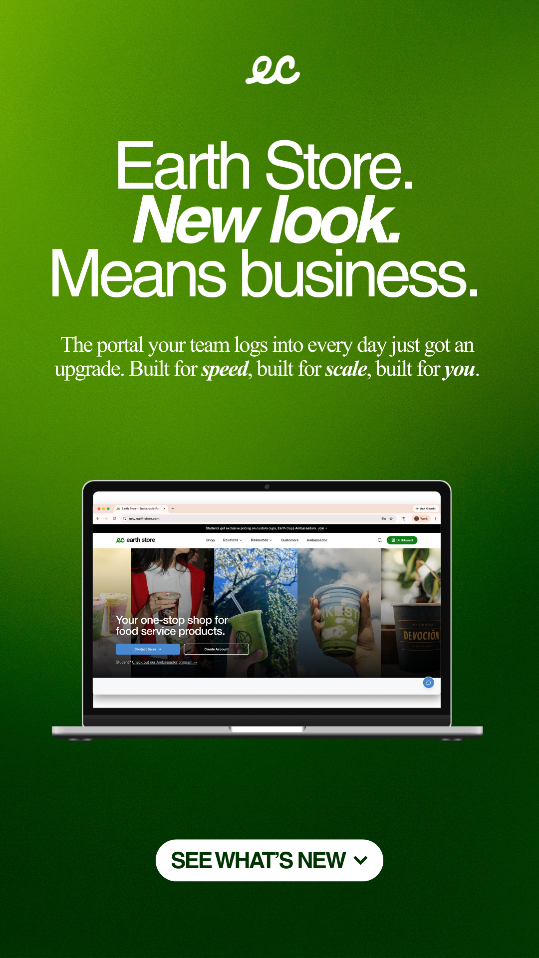Earth Store Relaunch